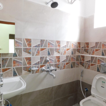 Bathroom in 2 BHK Builder Floor at Kondapur – for Rent