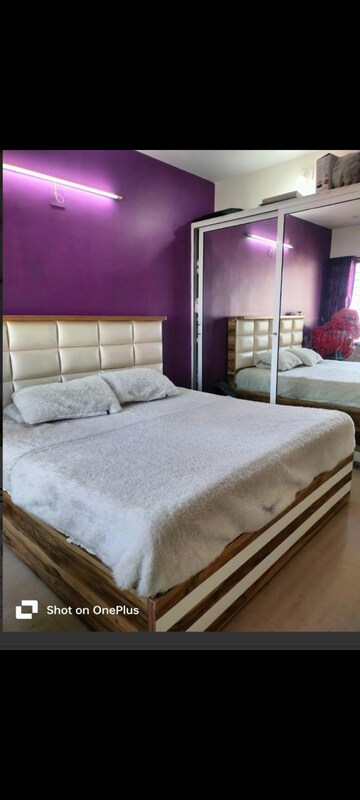 Bedroom in 3 BHK Apartment at Savvy Solaris, Motera – for Rent