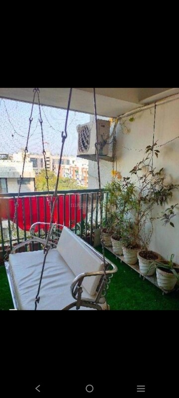 Balcony in 3 BHK Apartment at Savvy Solaris, Motera – for Rent