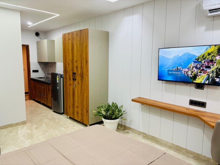 Bedroom, sector 32 Studio 650 Sq.Ft. Builder Floor In Sector 32 Gurgaon 8774112