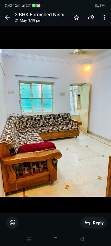 Bedroom in 2 BHK Apartment at Nishtha Devsiddhi Lavish, Navrangpura – for Rent