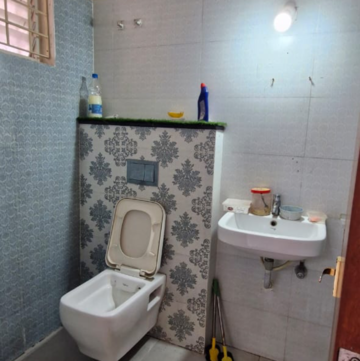 Bathroom in 2 BHK Builder Floor at Kondapur – for Rent