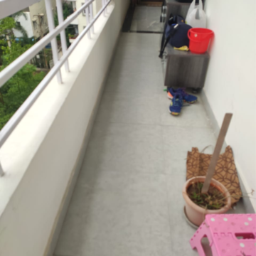 Balcony in 3 BHK Builder Floor at Kondapur – for Rent