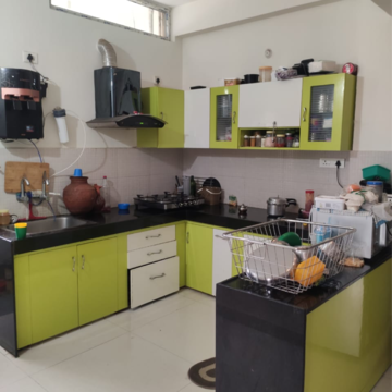 Kitchen in 3 BHK Builder Floor at Kondapur – for Rent