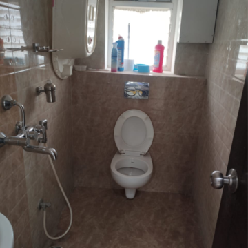 Bathroom in 3 BHK Builder Floor at Kondapur – for Rent