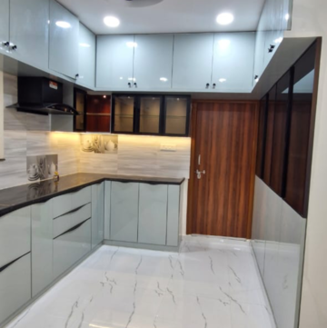 Kitchen in 3 BHK Builder Floor at Kondapur – for Rent