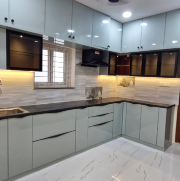 Kitchen in 3 BHK Builder Floor at Kondapur – for Rent