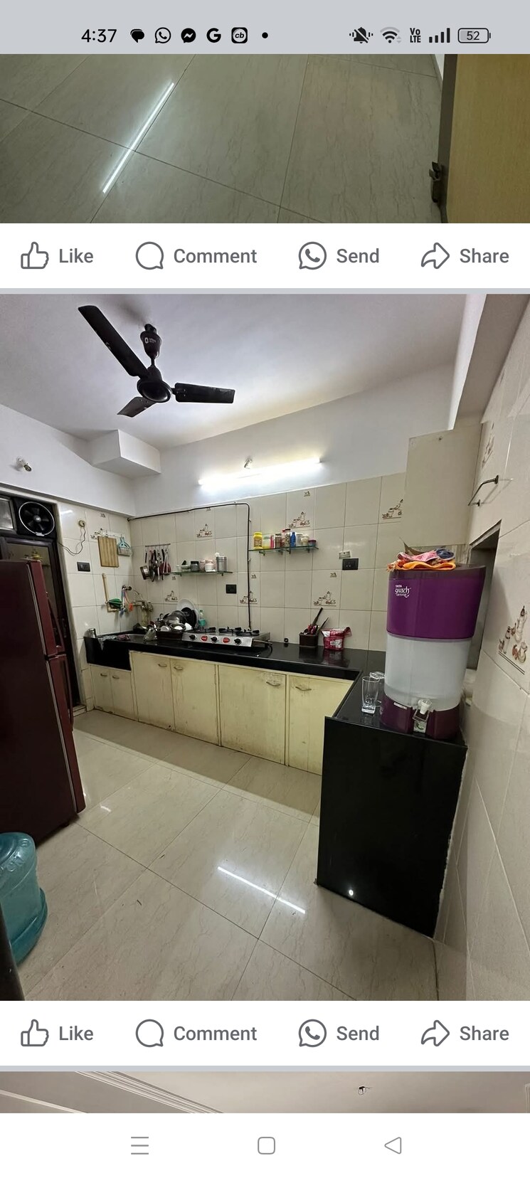 Kitchen, om-elegance 2 Bedroom 590 Sq.Ft. Apartment In Malad West Mumbai 8774139