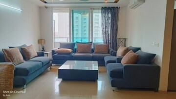 Living Room in 3 BHK Apartment at Omaxe Twin Towers, Sector 50 – for Rent