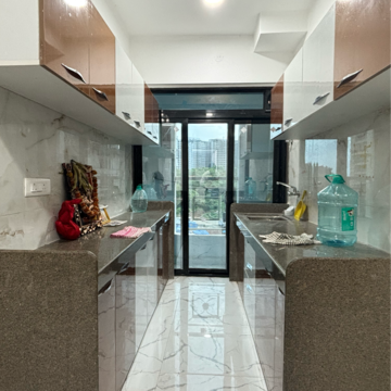 Kitchen in 1 BHK Apartment at Shellproof Gladiolus Tower, Fatherwadi – for Rent
