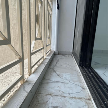 Balcony in 1 BHK Apartment at Shellproof Gladiolus Tower, Fatherwadi – for Rent
