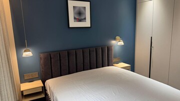 Bedroom in 3 BHK Apartment at Lodha Trump Tower, Worli – for Rent