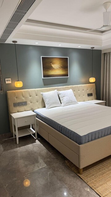 Bedroom in 3 BHK Apartment at Lodha Trump Tower, Worli – for Rent