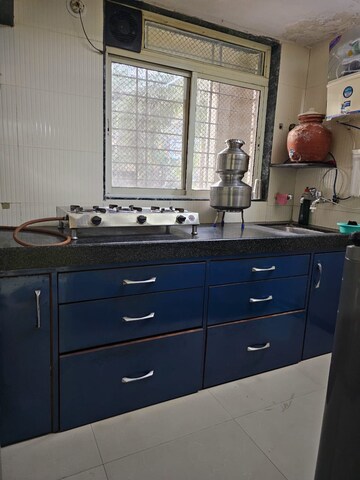 Kitchen in 1 RK Apartment at Shanti Gardens , Mira Road – for Rent