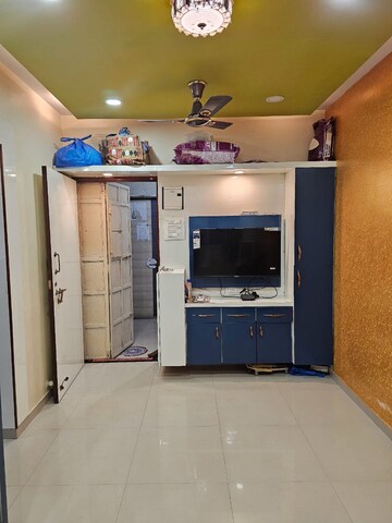 Living Room in 1 RK Apartment at Shanti Gardens , Mira Road – for Rent