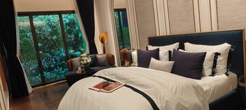 Bedroom in 3 BHK Apartment at Lodha World Crest, Worli – for Rent