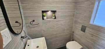 Bathroom in 3 BHK Apartment at Marvel Residency, Vile Parle East – for Sale