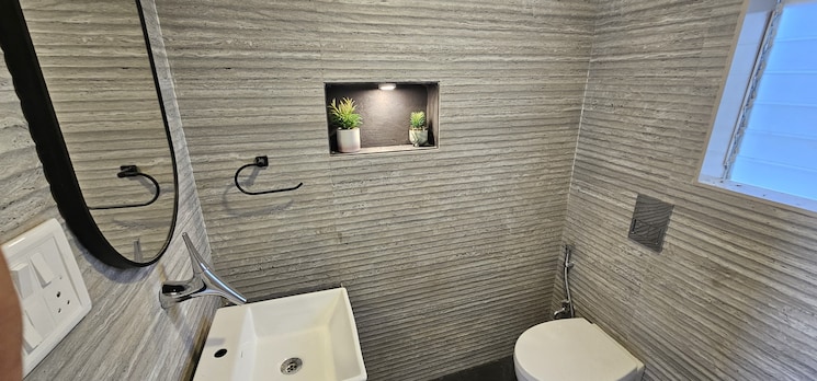 Bathroom, marvel-residency 3 Bedroom 1025 Sq.Ft. Apartment In Vile Parle East Mumbai 8774206