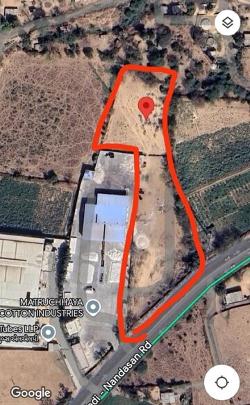  Land – Map Location View at Kadi - for Sale