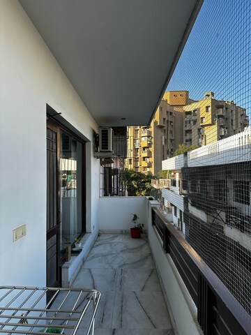Balcony in 3 BHK Builder Floor at Royal Homes Rajendra Park, Rajendra Park – for Rent