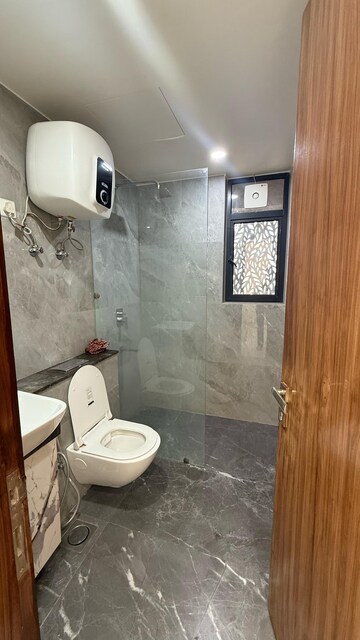 Bathroom in 3 BHK Apartment at Shapoorji Pallonji Joyville Gurgaon, Sector 102 – for Rent