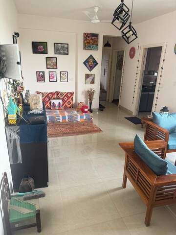 Living Room in 3 BHK Apartment at Adani Samsara, Sector 60 – for Rent