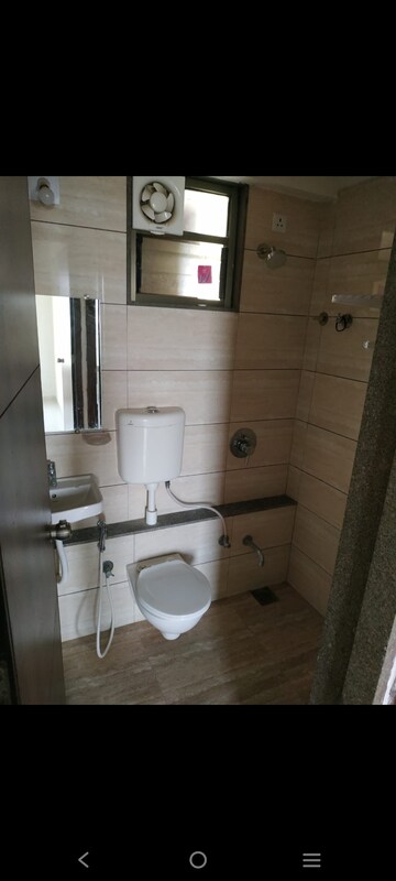 Bathroom in 2 BHK Apartment at Basil Skyline, Tragad – for Rent