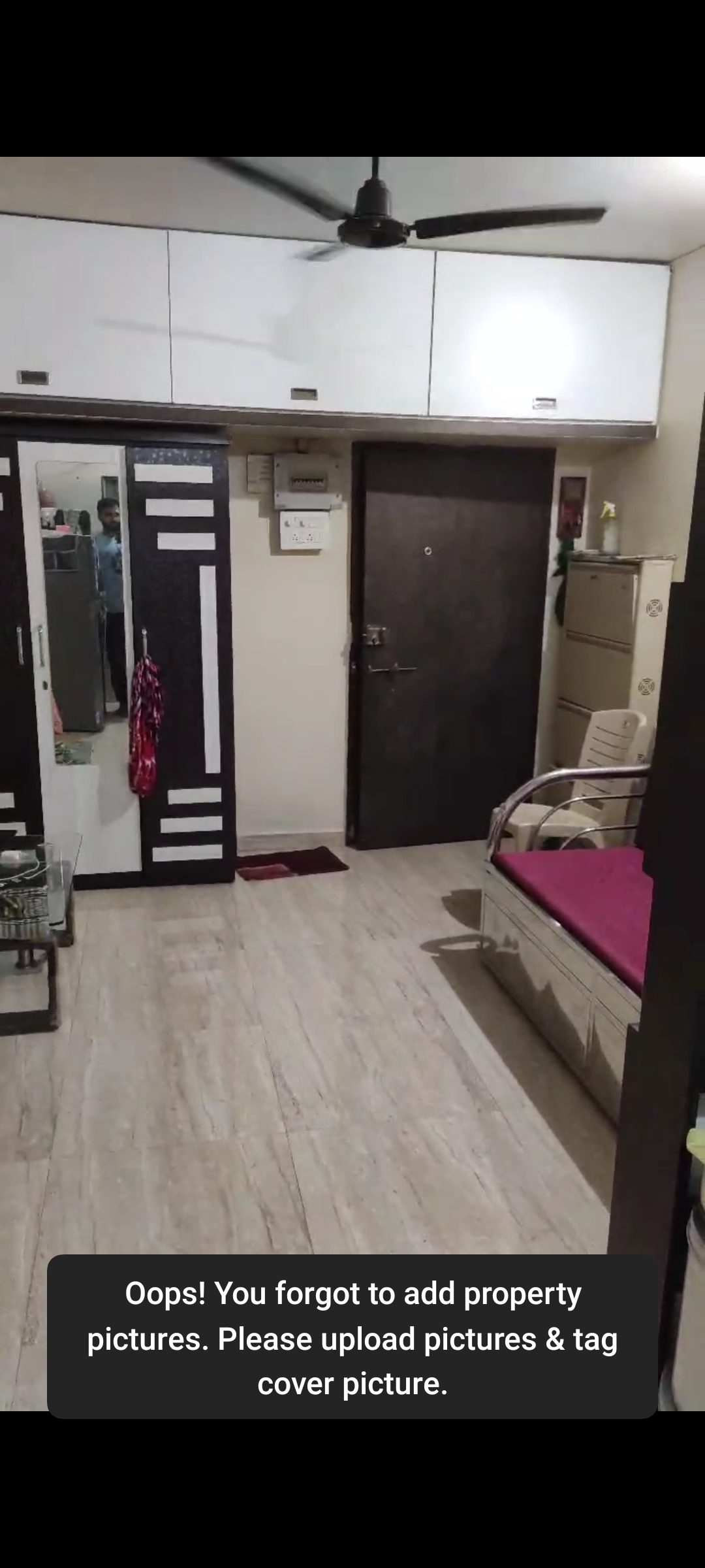 1 BHK + Pooja Room Apartment For Rent in Ganga Nagari Nivara CHS