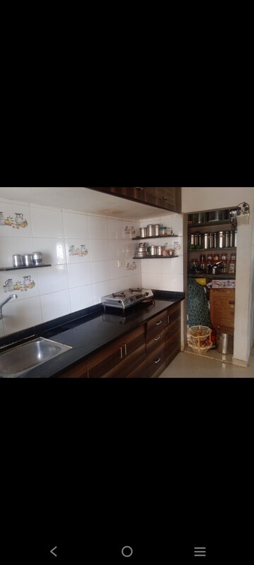 Kitchen in 2 BHK Apartment at Yogeshwar Homes, New Ranip – for Rent