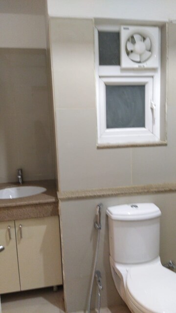 Bathroom in 3 BHK Apartment at Shapoorji Pallonji Joyville Phase 2, Sector 102 – for Rent