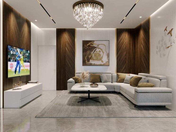 Living Room, the-century-garden 2 Bedroom 900 Sq.Ft. Apartment In Bhankrota Jaipur 8774693