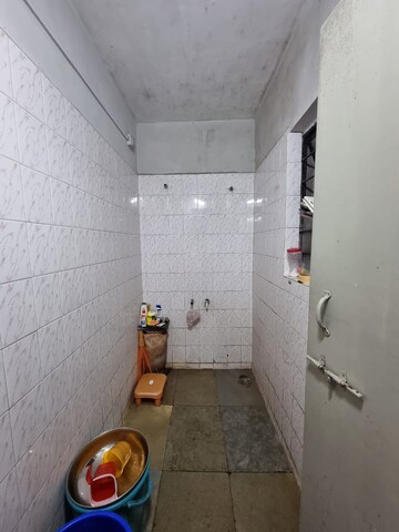 Bathroom in 1 BHK Apartment at Rahul Atul Nagar CHS, Warje – for Rent