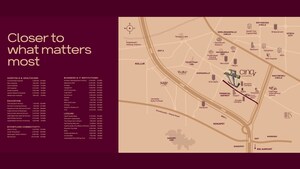 4 BHK Apartment – Map Location View at Raghava Cinq, Financial District - for Sale