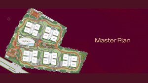 Master Plan in 4 BHK Apartment at Raghava Cinq, Financial District – for Sale