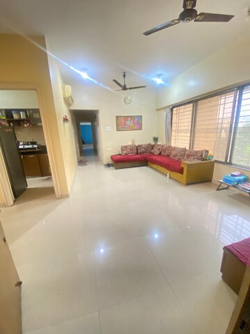 Living Room in 3 BHK Apartment at Raheja Willows, Kandivali East – for Sale