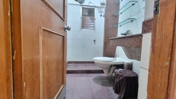 Bathroom in 2 BHK Apartment at Vastu Tower, Malad West – for Rent