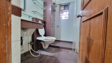 Bathroom in 2 BHK Apartment at Vastu Tower, Malad West – for Rent