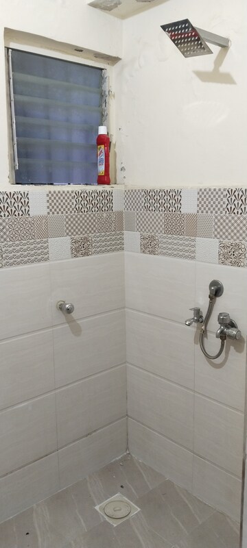 Bathroom in 1 BHK Apartment at MHADA Prakash Cotton Mill, Lower Parel – for Rent