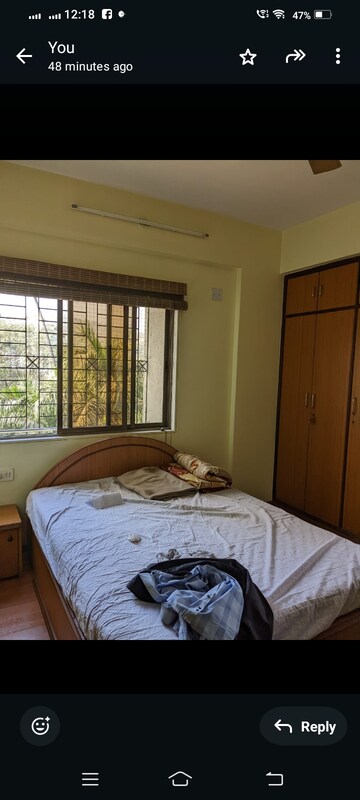 Bedroom in 2 BHK Apartment at Vijay Enclave, Waghbil – for Rent