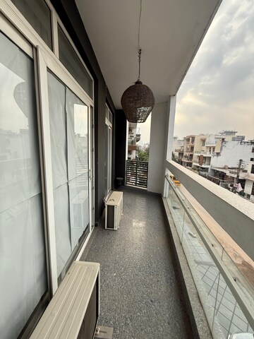 Balcony in 3.5 BHK Builder Floor at Sushant Lok 2, Sector 57 – for Rent