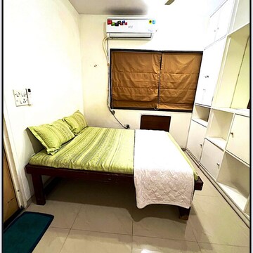 Living Room in 1 BHK Apartment at Lady Ratan Tower, Upper Worli – for Rent