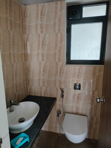 Bathroom in 1 BHK Apartment at Lodha Crown Quality Homes, Majiwada – for Rent
