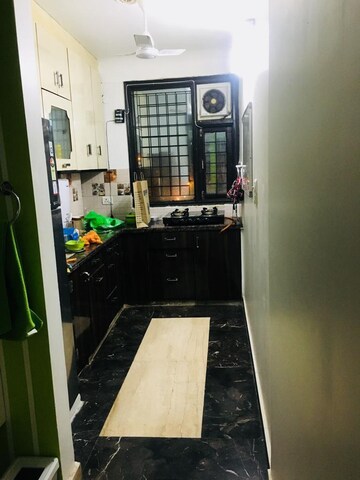 Kitchen in 2 BHK Builder Floor at Laxmi Nagar – for Rent