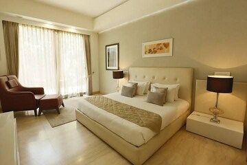 Living Room in 3 BHK Apartment at Ambience Creacions, Sector 22 – for Rent