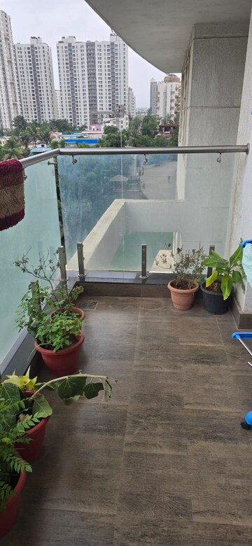 Balcony in 2 BHK Apartment at Pharande Puneville, Tathawade – for Rent