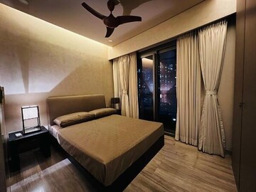 Bedroom in 3 BHK Apartment at Lodha World Crest, Worli – for Rent