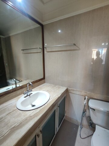 Bathroom in 2 BHK Apartment at Hiranandani Gardens Lake Castle, Powai – for Rent