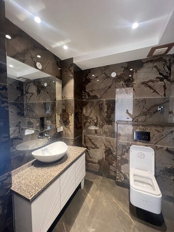 Attached Bathroom in 4 BHK Builder Floor at Gurugram CGHS, Sector 56 – for Sale