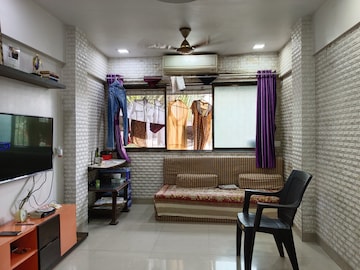 Living Room in 1 RK Apartment at Railwaymens Apna Ghar CHS, Jogeshwari East – for Rent