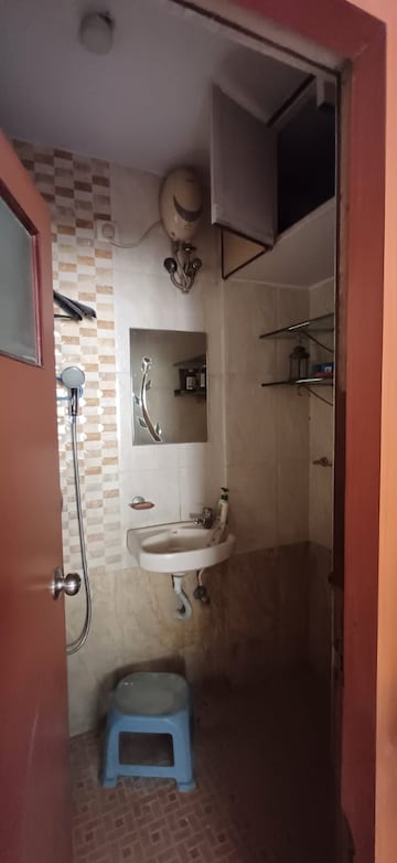 Bathroom in 2 BHK Apartment at Flower Valley Complex, Khopat – for Rent
